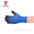 Hespax wasserdichte sandfeste nitril getauchte Sicherheitsarbeit Handschuhe